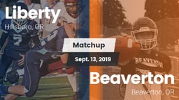Matchup: Liberty  vs. Beaverton  2019