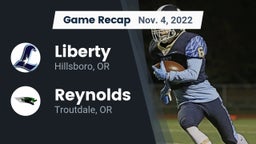 Recap: Liberty  vs. Reynolds  2022