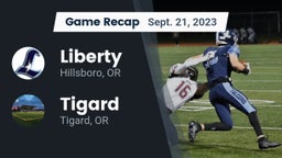 Recap: Liberty  vs. Tigard  2023