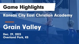Kansas City East Christian Academy  vs Grain Valley  Game Highlights - Dec. 29, 2023