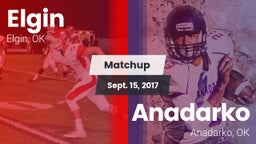 Matchup: Elgin  vs. Anadarko  2017