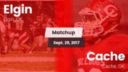 Matchup: Elgin  vs. Cache  2017