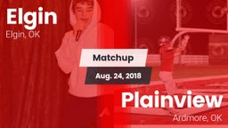Matchup: Elgin  vs. Plainview  2018