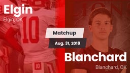 Matchup: Elgin  vs. Blanchard  2018