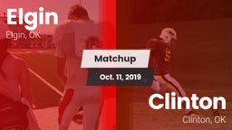 Matchup: Elgin  vs. Clinton  2019