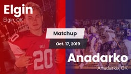 Matchup: Elgin  vs. Anadarko  2019
