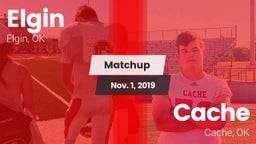 Matchup: Elgin  vs. Cache  2019