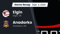 Recap: Elgin  vs. Anadarko  2020