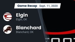 Recap: Elgin  vs. Blanchard   2020