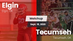 Matchup: Elgin  vs. Tecumseh  2020