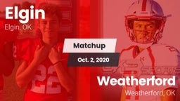 Matchup: Elgin  vs. Weatherford  2020