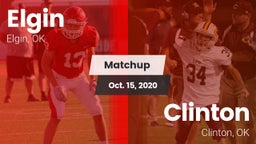 Matchup: Elgin  vs. Clinton  2020