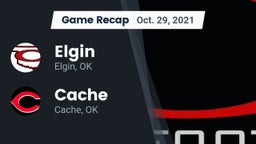 Recap: Elgin  vs. Cache  2021