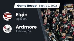 Recap: Elgin  vs. Ardmore  2022