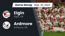 Recap: Elgin  vs. Ardmore  2023
