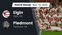 Recap: Elgin  vs. Piedmont  2023