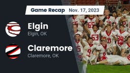 Recap: Elgin  vs. Claremore  2023