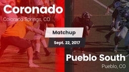 Matchup: Coronado  vs. Pueblo South  2017