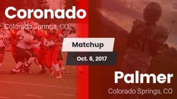 Matchup: Coronado  vs. Palmer  2017