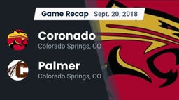 Recap: Coronado  vs. Palmer  2018