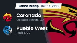 Recap: Coronado  vs. Pueblo West  2018