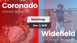 Matchup: Coronado  vs. Widefield  2018