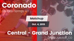 Matchup: Coronado  vs. Central - Grand Junction  2019