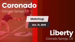 Matchup: Coronado  vs. Liberty  2019