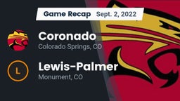 Recap: Coronado  vs. Lewis-Palmer  2022