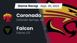 Recap: Coronado  vs. Falcon   2022