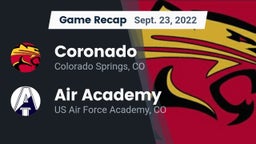 Recap: Coronado  vs. Air Academy  2022