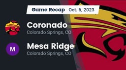 Recap: Coronado  vs. Mesa Ridge  2023