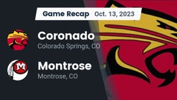 Recap: Coronado  vs. Montrose  2023