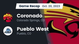 Recap: Coronado  vs. Pueblo West  2023
