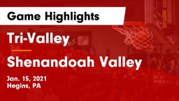 Tri-Valley  vs Shenandoah Valley  Game Highlights - Jan. 15, 2021