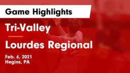 Tri-Valley  vs Lourdes Regional Game Highlights - Feb. 6, 2021