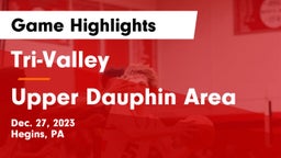 Tri-Valley  vs Upper Dauphin Area  Game Highlights - Dec. 27, 2023