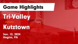 Tri-Valley  vs Kutztown  Game Highlights - Jan. 13, 2024