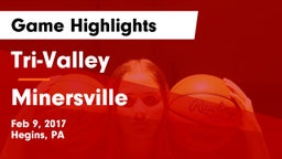 Tri-Valley  vs Minersville  Game Highlights - Feb 9, 2017