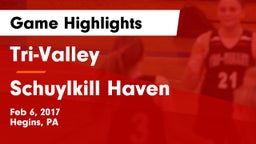 Tri-Valley  vs Schuylkill Haven Game Highlights - Feb 6, 2017