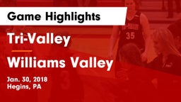 Tri-Valley  vs Williams Valley  Game Highlights - Jan. 30, 2018