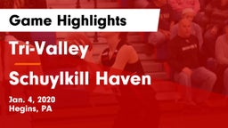 Tri-Valley  vs Schuylkill Haven Game Highlights - Jan. 4, 2020