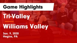 Tri-Valley  vs Williams Valley  Game Highlights - Jan. 9, 2020