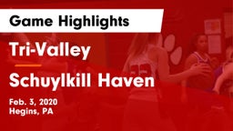 Tri-Valley  vs Schuylkill Haven Game Highlights - Feb. 3, 2020