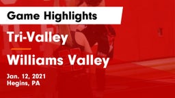 Tri-Valley  vs Williams Valley  Game Highlights - Jan. 12, 2021