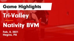 Tri-Valley  vs Nativity BVM  Game Highlights - Feb. 8, 2021