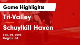 Tri-Valley  vs Schuylkill Haven Game Highlights - Feb. 21, 2021