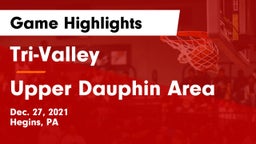 Tri-Valley  vs Upper Dauphin Area  Game Highlights - Dec. 27, 2021