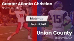 Matchup: Greater Atlanta vs. Union County  2017
