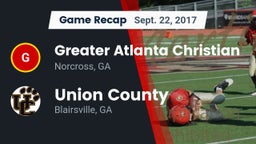 Recap: Greater Atlanta Christian  vs. Union County  2017